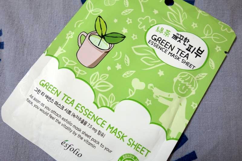 【esfolio】緑茶のカテキン効果で透明感のある肌へ導く『グリーンティー エッセンス マスクシート』